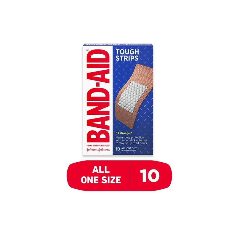 (3 Pack) Brand Tough Strips Adhesive Wound Bandage, Extra Large, 10 Count