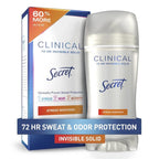 Clinical Invisible Solid Antiperspirant and Deodorant for Women, Stress Response