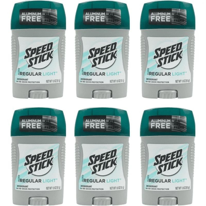 Deodorant Regular Light Aluminum Free, 1.8Oz - Pack of 6