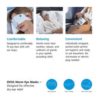 Dry Eye Relief Warm Compress Heated Eye Masks, 4 Pack