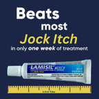 Lamisil Jock Itch Cream, 1 Week Antifungal Treatment, Prescription Strength Terbinafine, .42 Oz