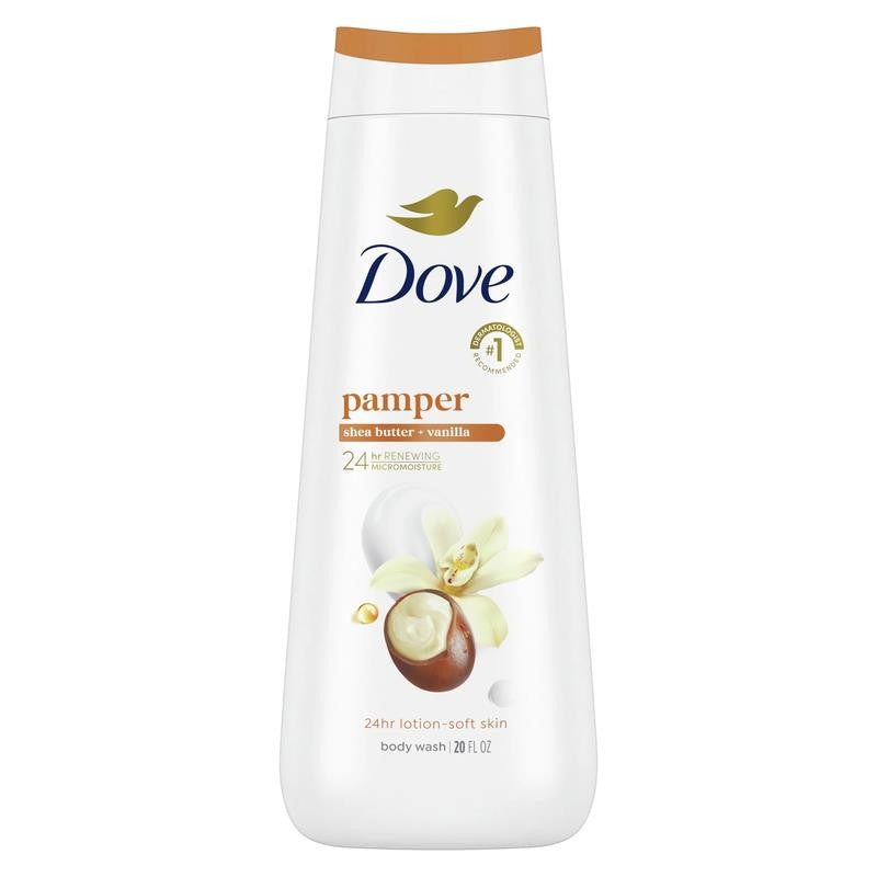 Body Wash for Women Moisturizing Pamper Shea Butter & Vanilla Moisturizing All S