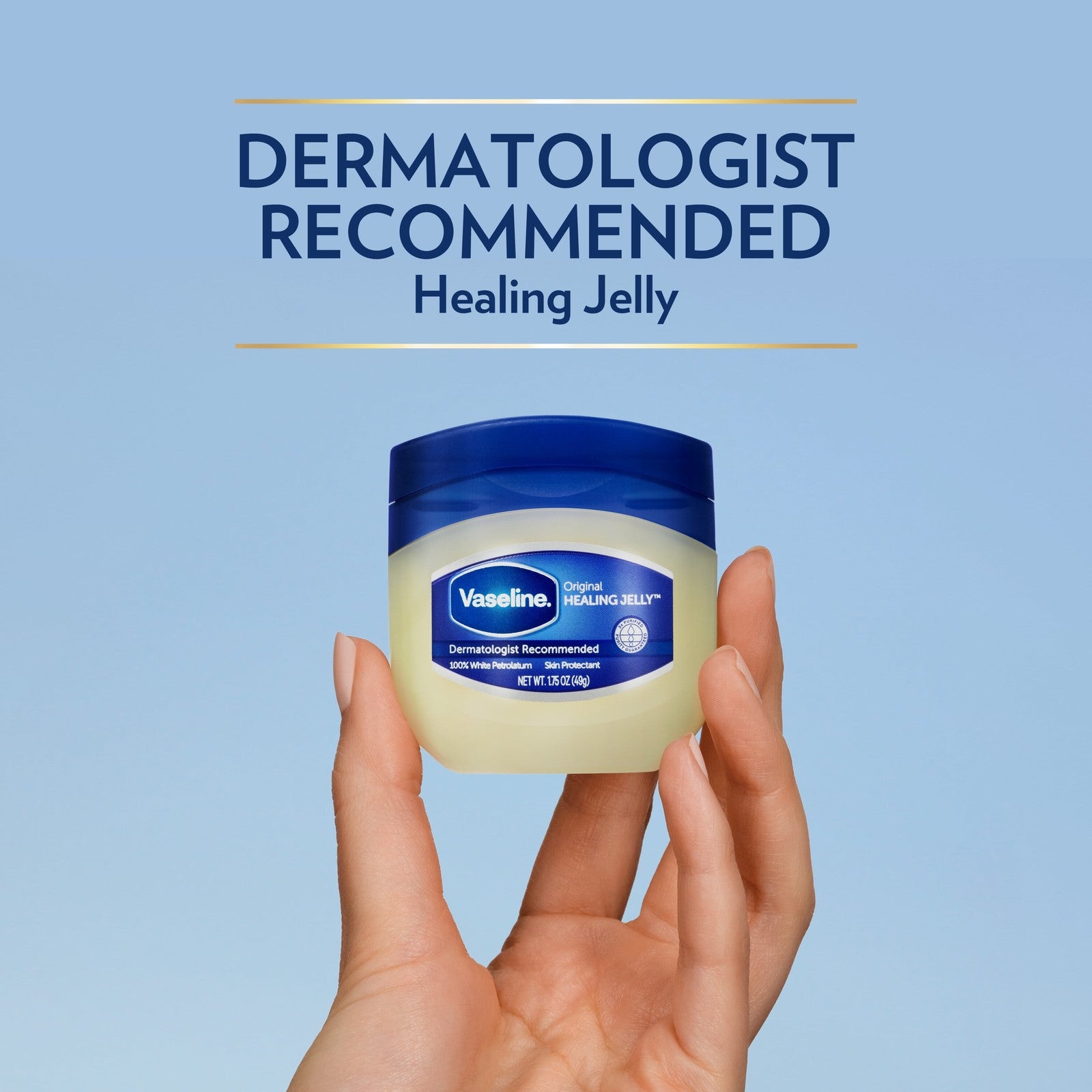 100% Pure Petroleum Jelly Original Unscented Body Moisturizer for All Skin Dryne