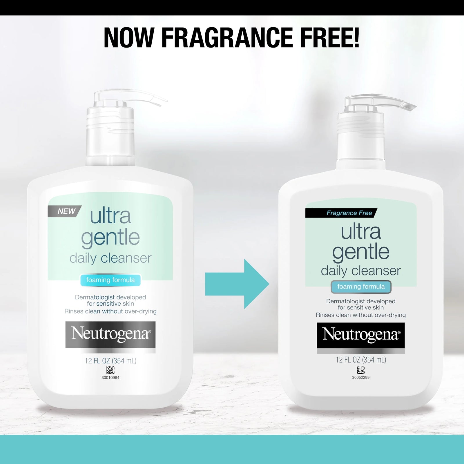 Fragrance Free Ultra Gentle Foaming Face Wash, 12 Fl. Oz