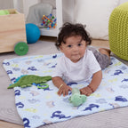 Parent’S Choice Plush Baby Blanket, Blue Dinosaur, 30 in X 36 In