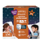 Parent'S Choice Ultimate Care Nighttime Underwear for Boys & Girls L/XL, 38 Count (Select for More Options)