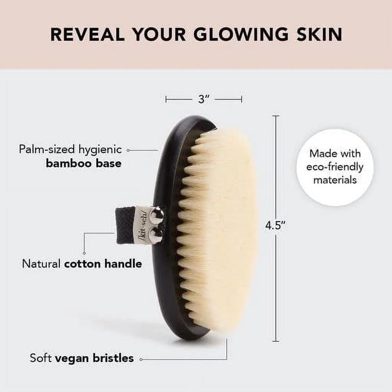 Exfoliating Soft Bristle Dry Brush - 1 Piece