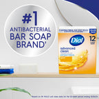 Antibacterial Deodorant Bar Soap, Advanced Clean, Gold, 4 Oz, 12 Bars