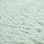 Parent'S Choice 30" X 40" Reverse Backdye Faux Fur to Micromink Baby Blanket, Green