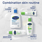 (2 Pack) Daily Facial Cleanser for Sensitive, Combination to Oily Skin, 16 Oz