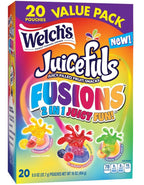 Fruit Snacks - Juicefuls Fusions, 20 Count Snack Box – 0.8Oz Snack Packs, Gluten