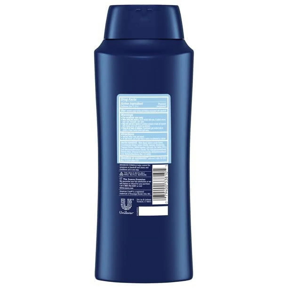 Suave Men Anti-Dandruff 2-In-1 Shampoo & Conditioner, Classic Clean, 28 Oz