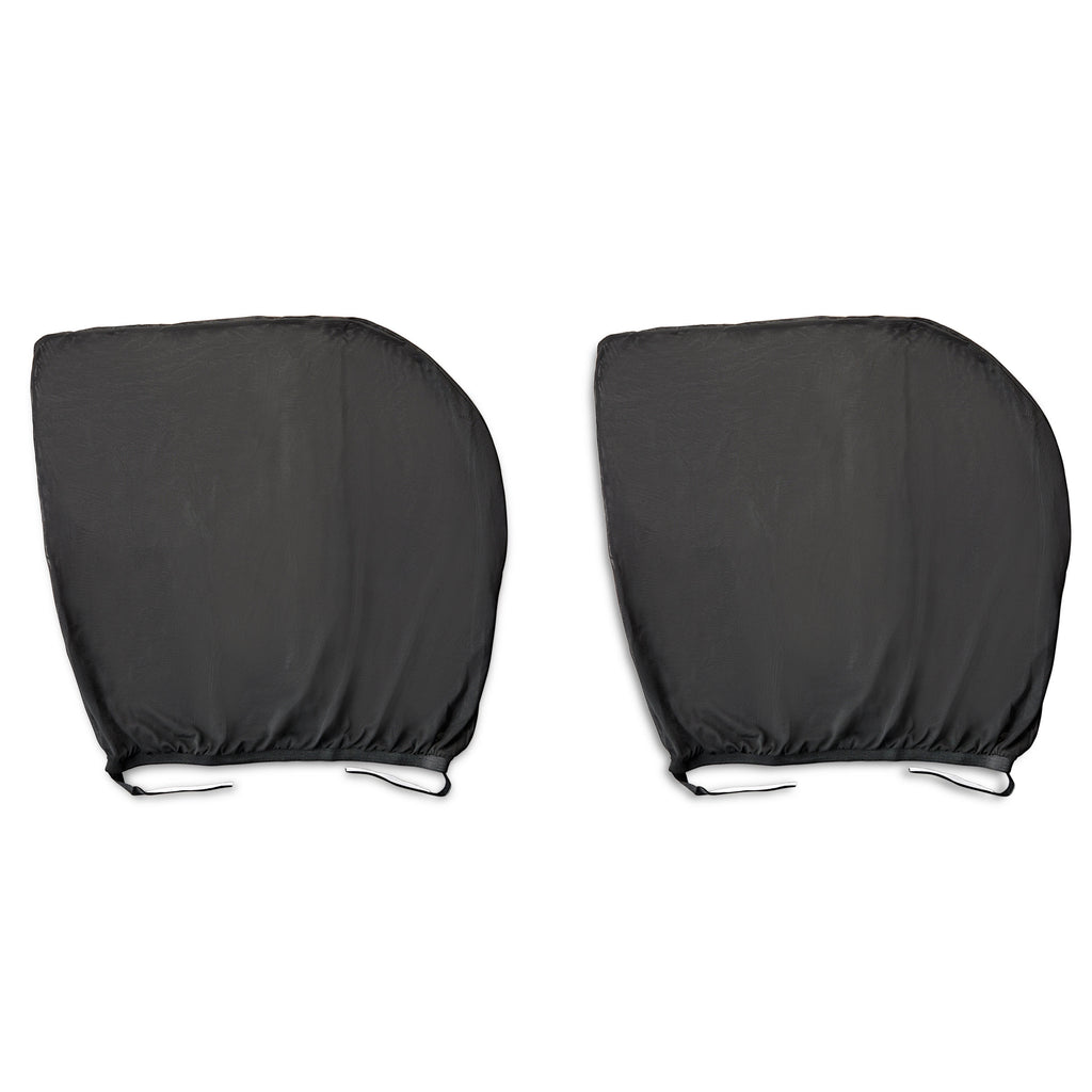 Parent'S Choice'S Car Window Shades Stretch Fit Car Sun Shade for Back Windows, Black, 2 Pack