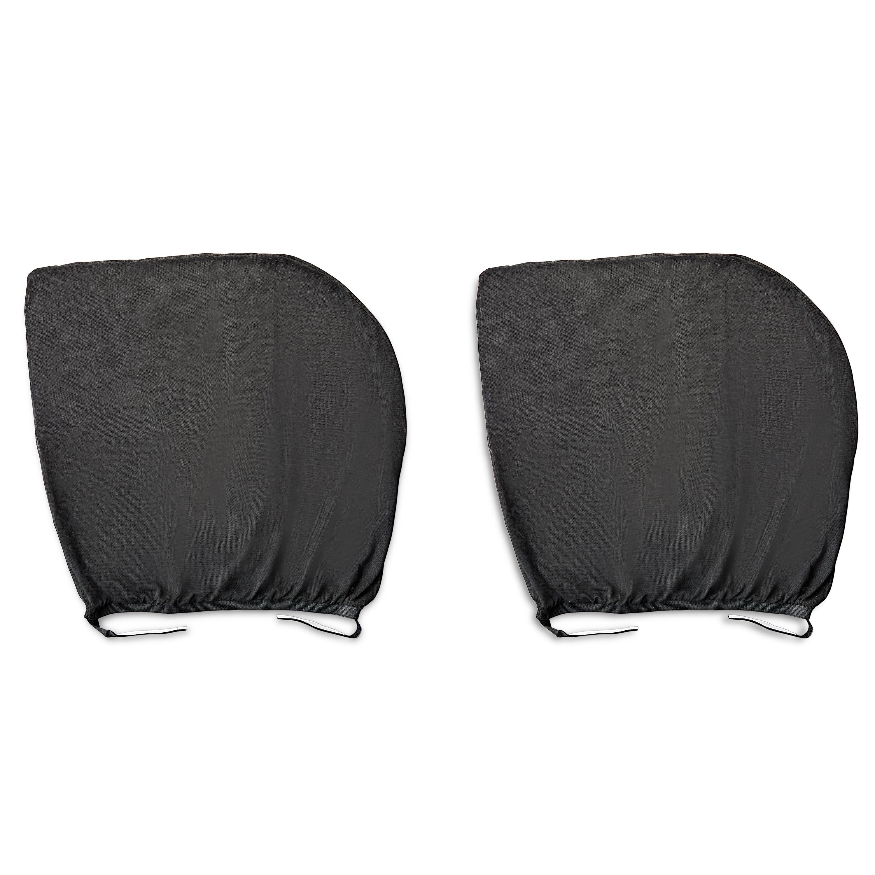 Parent'S Choice'S Car Window Shades Stretch Fit Car Sun Shade for Back Windows, Black, 2 Pack