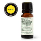 Energy Essential Oil Blend 10 Ml (1/3 Oz) Refreshing, Energizing Blend 100% Pure