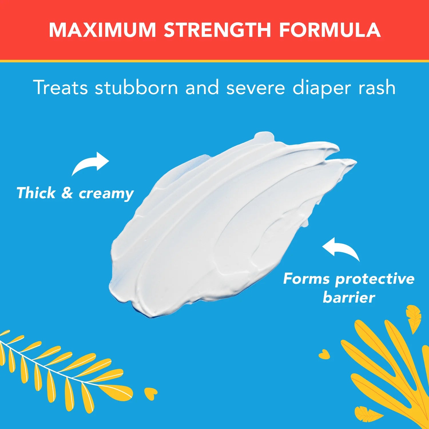 Triple Paste 3X Max Diaper Rash Ointment for Babies, 2 Oz