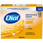 Antibacterial Deodorant Bar Soap, Advanced Clean, Gold, 4 Oz, 12 Bars