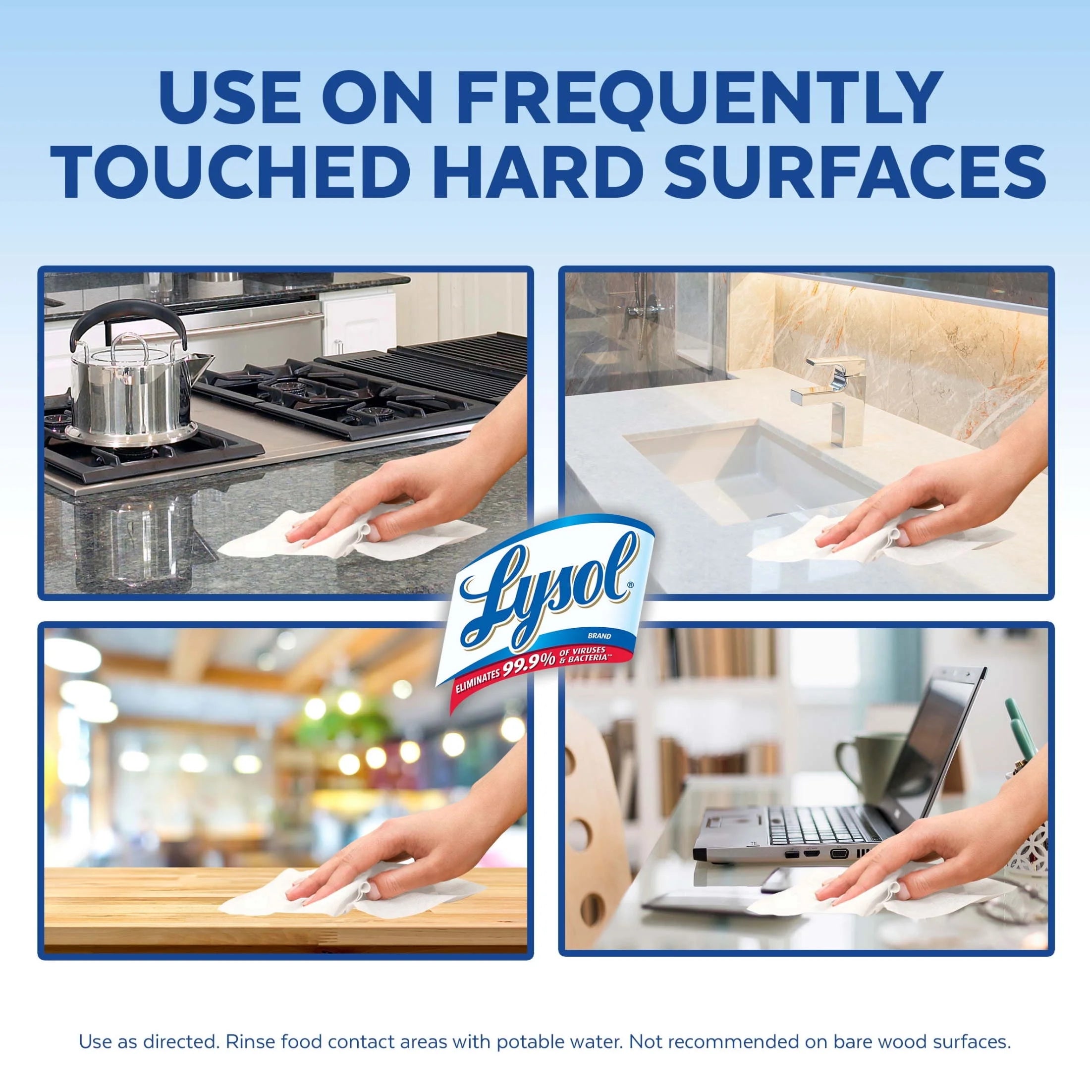 Lysol® Disinfecting Wipes - (1 Lemon + 1 Brand New Day Mango & Hibiscus + 1 Crisp Linen) 4/(3X35) Count