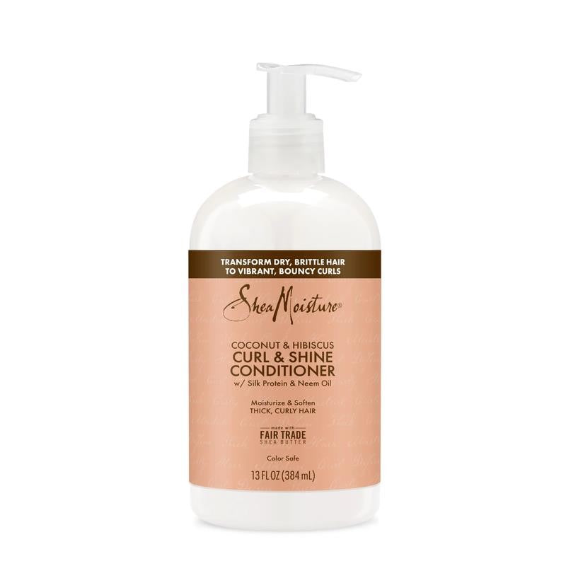 Curl & Shine Moisturizing Shampoo & Conditioner Set Coconut Hibiscus, 13 Oz 2 Co