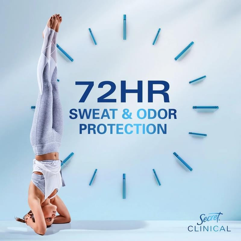 Clinical Invisible Solid Antiperspirant and Deodorant for Women, Stress Response