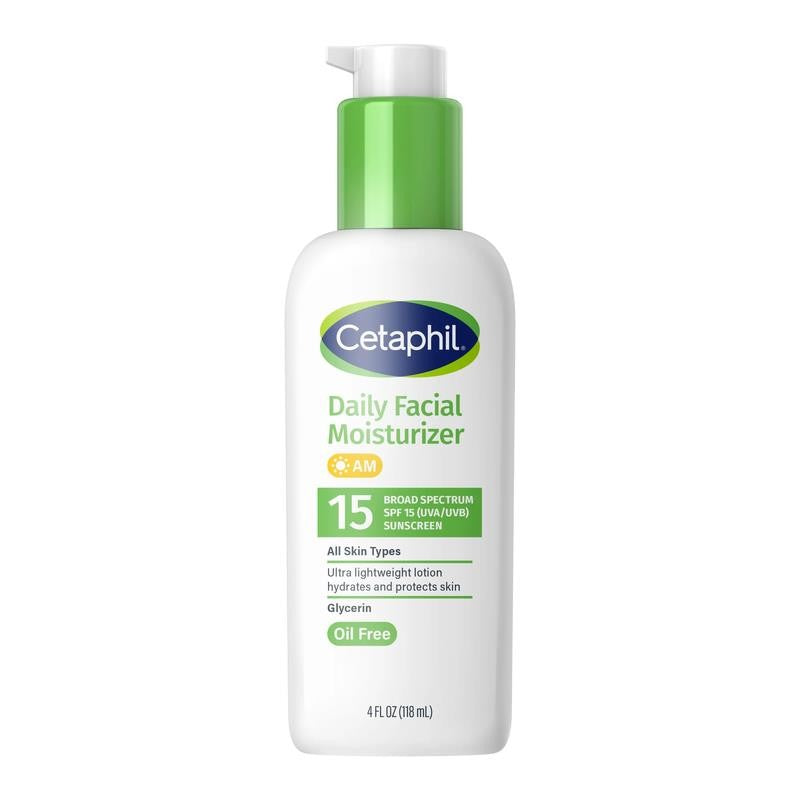Daily Facial Moisturizer with Broad Spectrum SPF 15, 4 Fl Oz