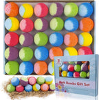 Bath Bombs, 30 Pcs Natural Organic Mini Bath Bombs Gift Set, Handmade with Rich