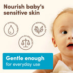 Baby Daily Moisturizing 2-In-1 Bath Body Wash & Shampoo, 12 Fl Oz