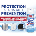 Lysol Disinfectant Spray for Sanitizing Antibacterial Disinfecting, Crisp Linen, 12.5 Fl Oz