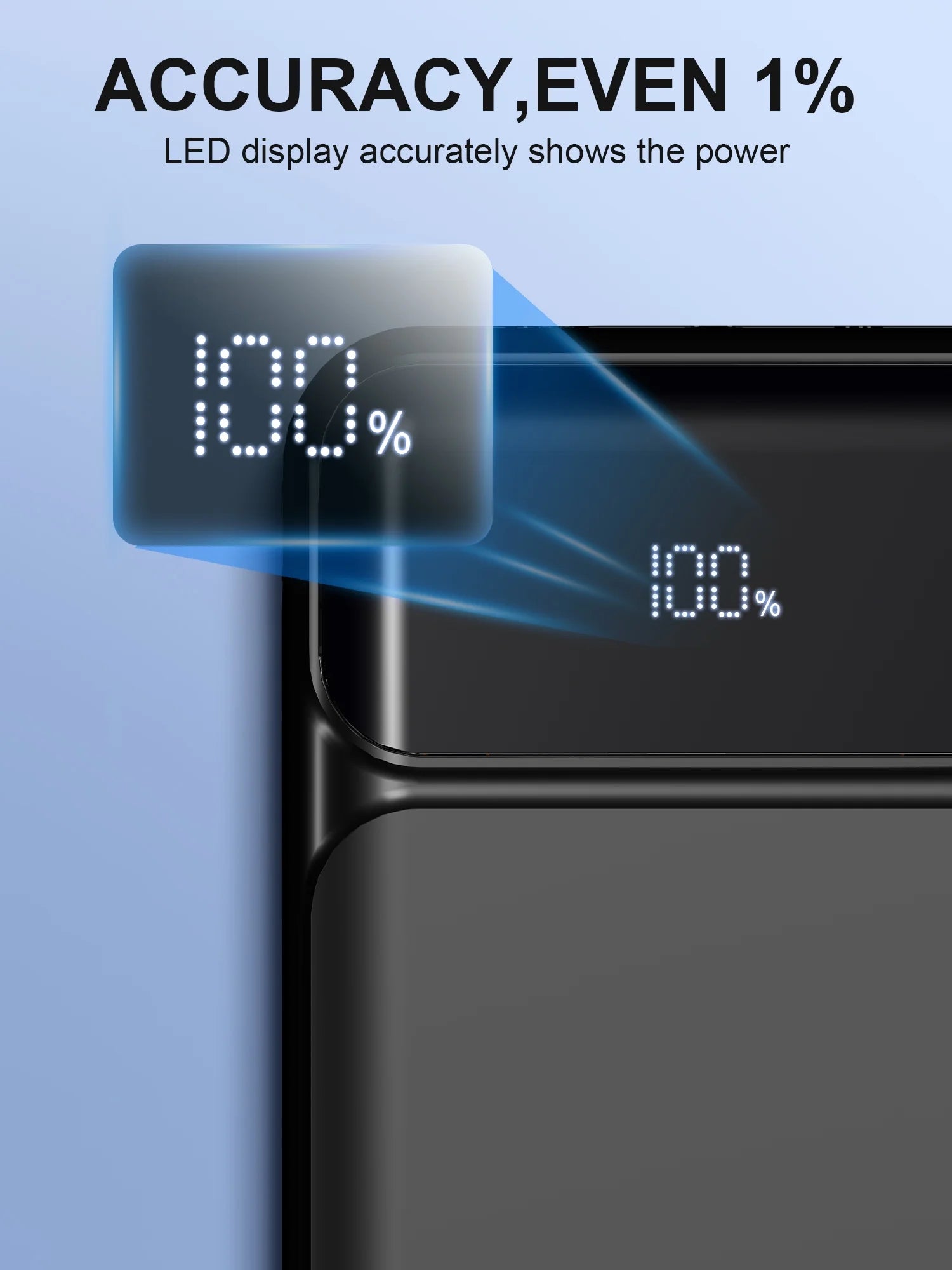 49800Mah Power Bank Portable Charger with Built in Cables,4 Outputs 3 Inputs 22.5W Fast Charging with LED Display Battery Pack Compatible for Iphone Charger-Camping,Hiking,Travel Essentials(Black)