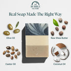 Fresh & Clean Collection 3 Pack Soap Eucalyptus, Unscented, Charcoal Mud Tea Tre
