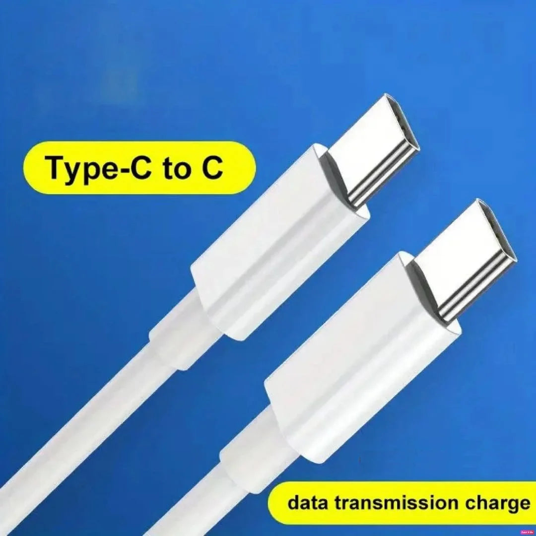 20W USB-C Fast Charger with Type-C Cable – Compatible with Iphone, Ipad & Android Devices