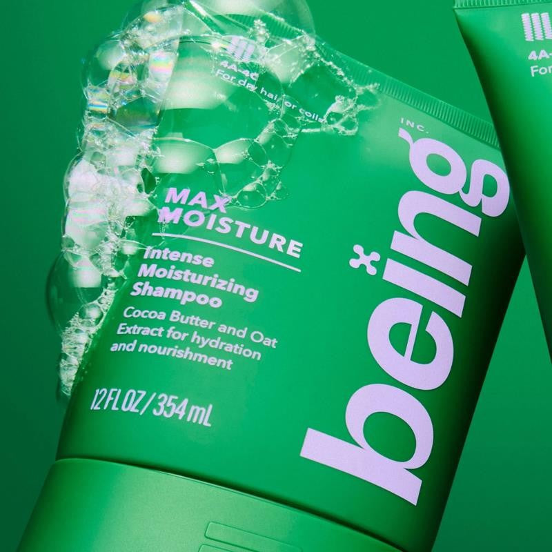 Being MAX MOISTURE Intense Moisturizing Shampoo with Cocoa Butter and Oat Extrac