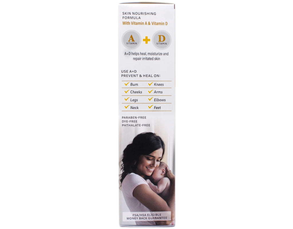 A+D Prevent + Heal Diaper Rash Ointment 4 Oz, - 3 Pack