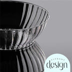 Crystal Clear Plastic Bowls 6 Oz Disposable Bowls Plastic Silverware, 50 Pack