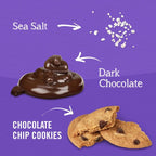 Bake Shop Cookie Bark, Chocolate Chip Cookies with Dark Chocolate and Sea Salt,