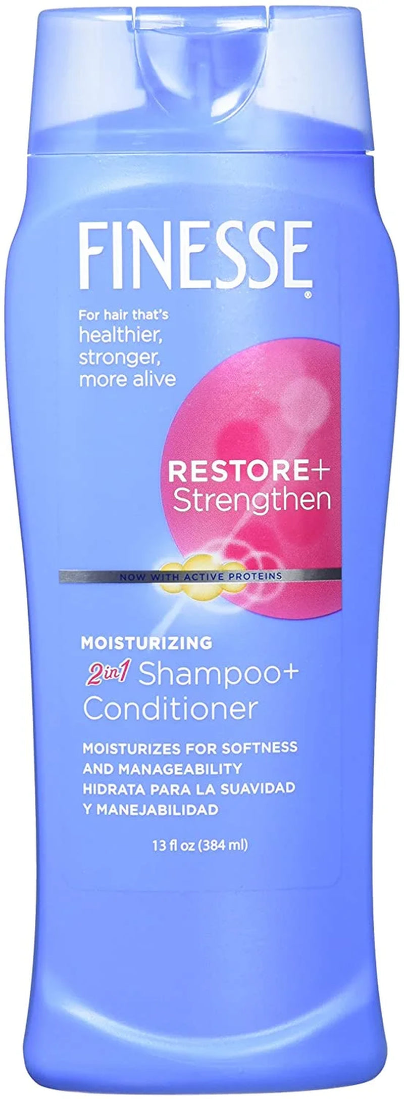 3 Pack - 2 in 1 Moisturizing Shampoo and Conditioner 13 Oz