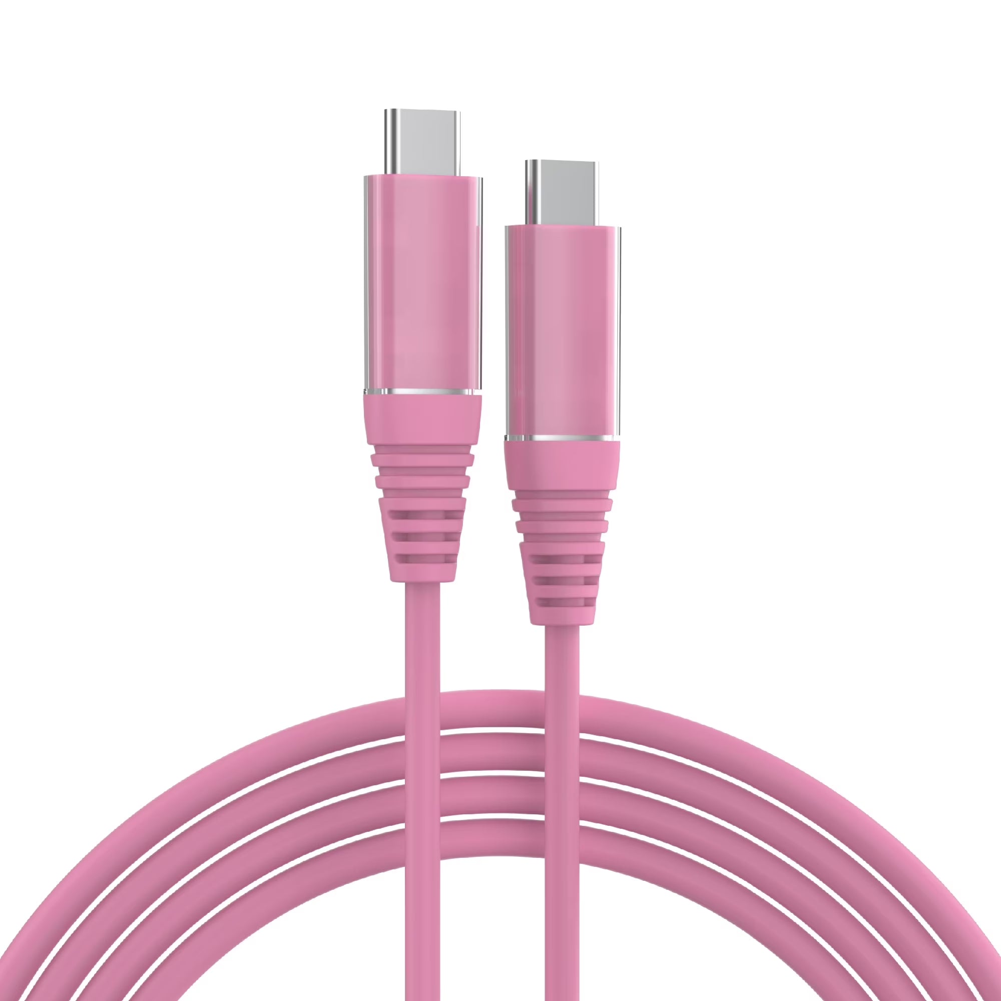 Onn 6Ft USB-C to USB-C Charging Cable, Fast Charging, USB-IF Certified, Pink - Compatible with Iphone 16 Series, Iphone 15 Series, Samsung Galaxy, Note, Pixel Devices Ipad Pro, & More