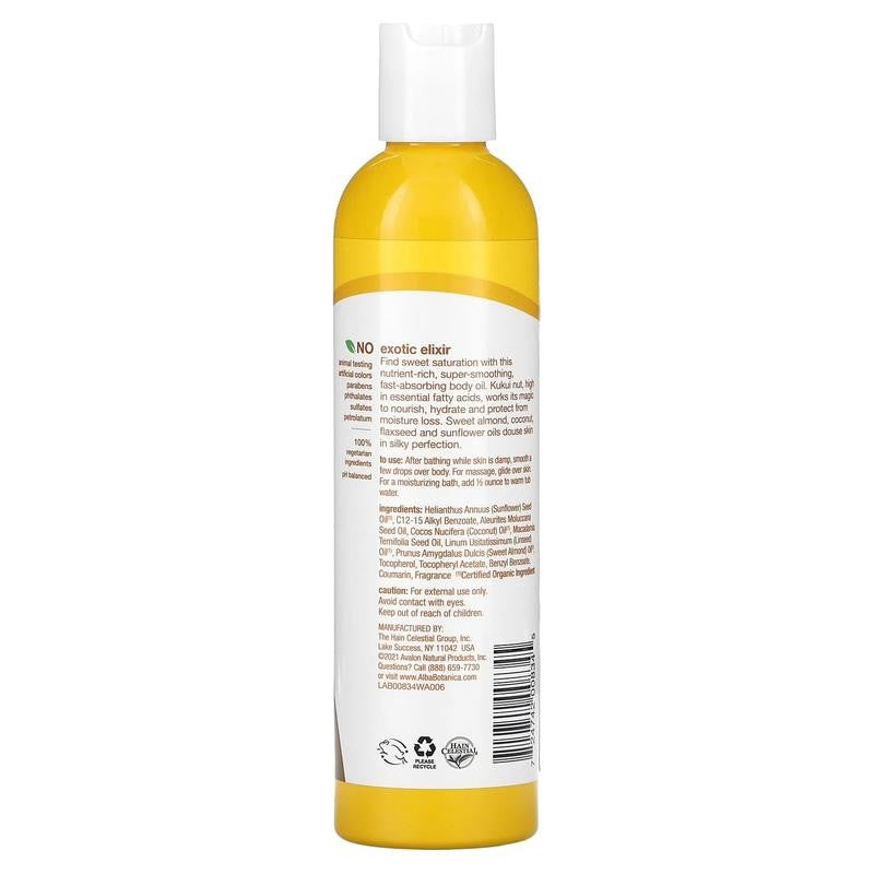 , Hawaiian Body Oil, Kukui Nut, 8.5 Fl Oz Pack of 2