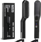 Beard Straightener, 3 in 1 Ceramic Beard Straightening Brush 3 Modes Adjustable