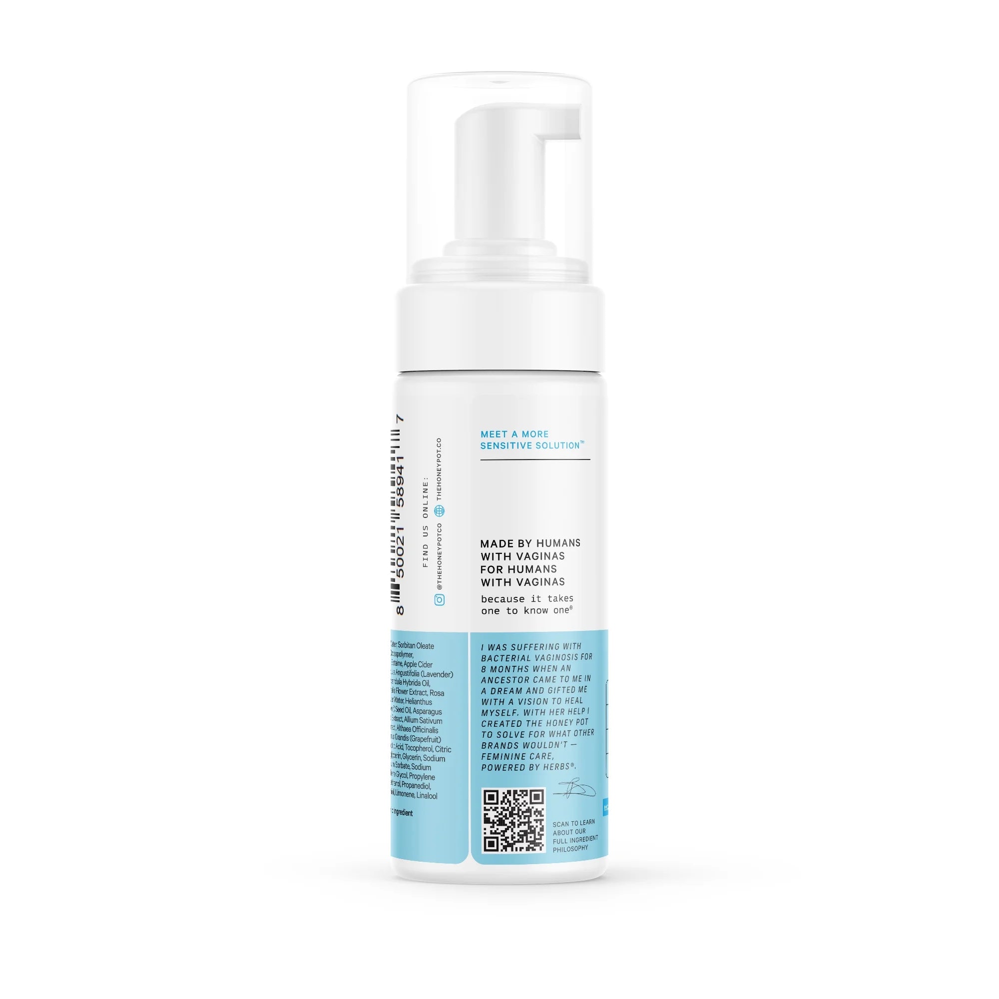 , Sensitive Feminine Foaming Wash, 5.51 Fl. Oz.