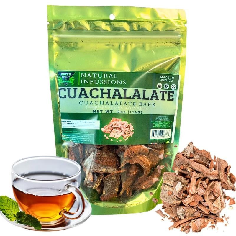 - Cuachalalate Bark Herbal Tea (4Oz)113G - Makes 30+ Cups-Resealabl