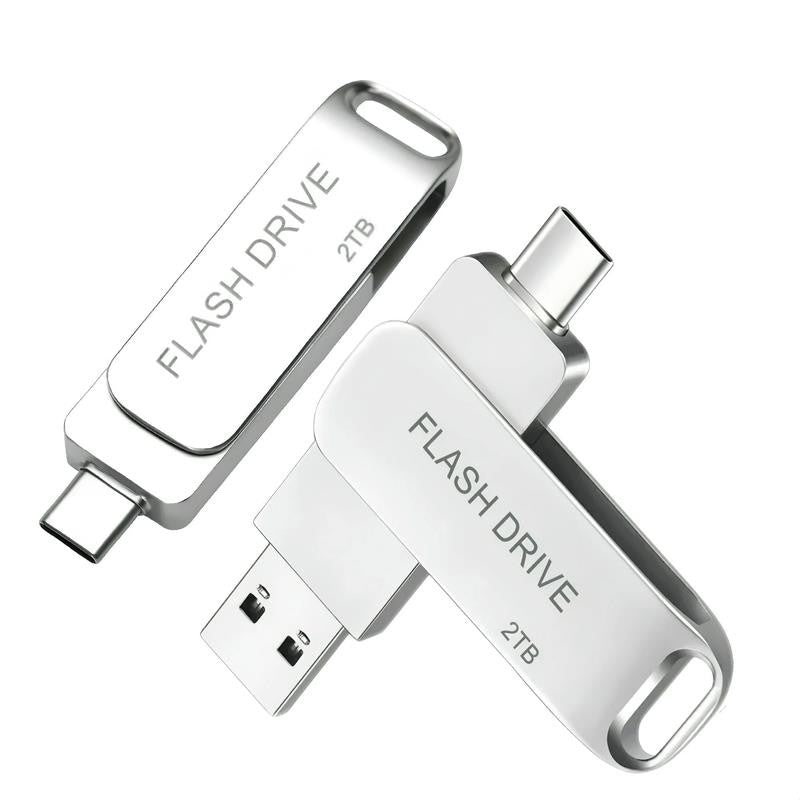 Dual USB Flash Drive 2TB/2000GB 2In1 Thumb Drive for Android/Tablet