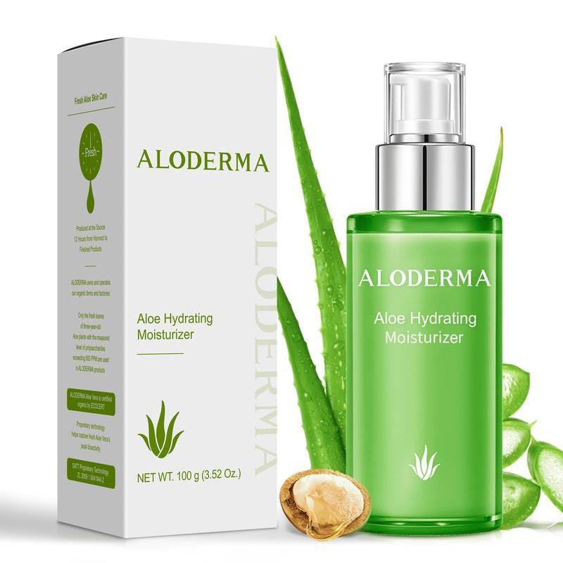 Aloe Hydrating Face Moisturizer with 71% Organic Aloe Vera - Face Lotion for Wom