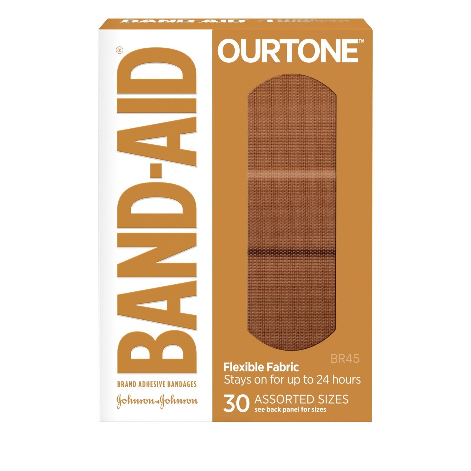 Brand Ourtone Adhesive Bandages, BR45, 30 Ct (Pack of 2)