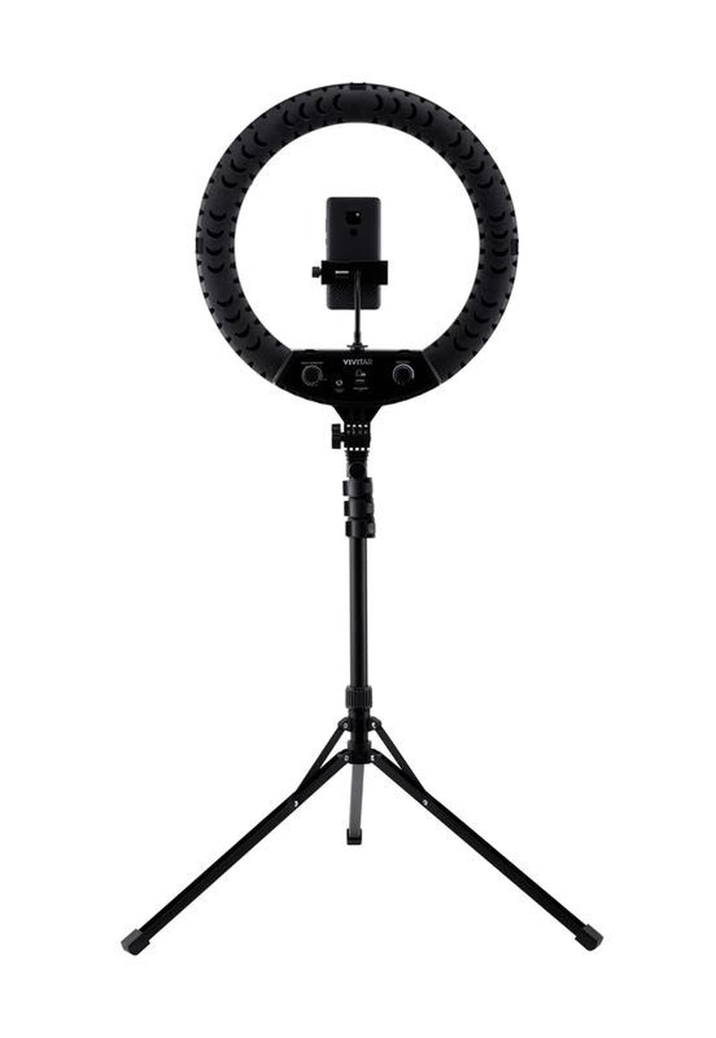 18-Inch LED Ring Light, Adjustable 63-Inch Tripod Stand, with Phone Stand and Wi