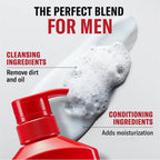 2In1 Mens Shampoo and Conditioner, All Hair Types, Fiji, 22 Fl Oz