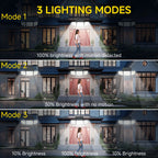 2 Pack Solar Lights Outdoor,156Led 2500LM Solar Flood Lights Waterproof,Mot
