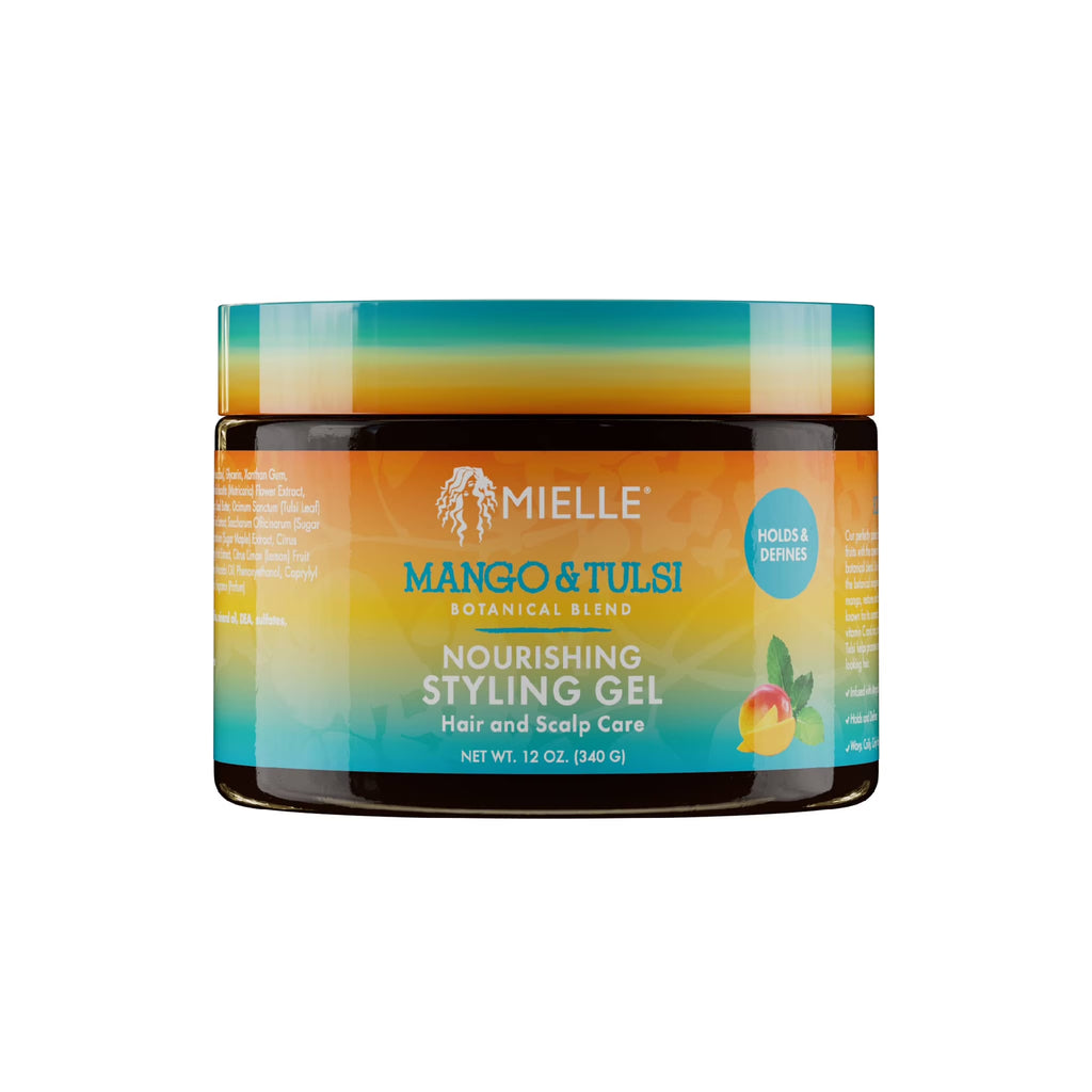 Mielle Organics Mango & Tulsi Nourishing Styling Gel 12 Oz, Smoothing & Straightening, Unisex