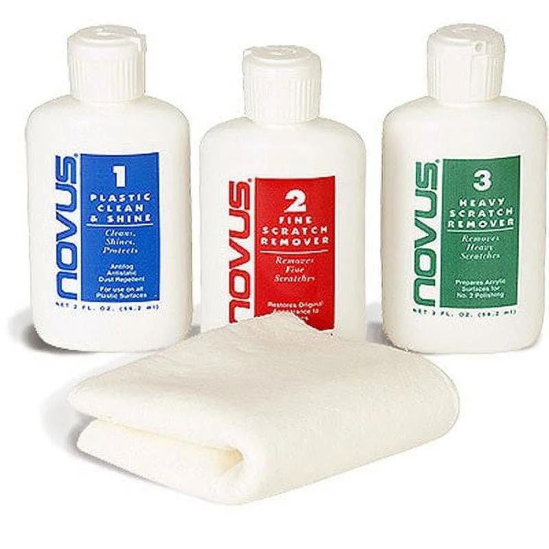 Cleaning and Scratch Remover Kit with Microfiber Cleaning Cloth - 2 Ounce Set
