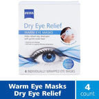 Dry Eye Relief Warm Compress Heated Eye Masks, 4 Pack